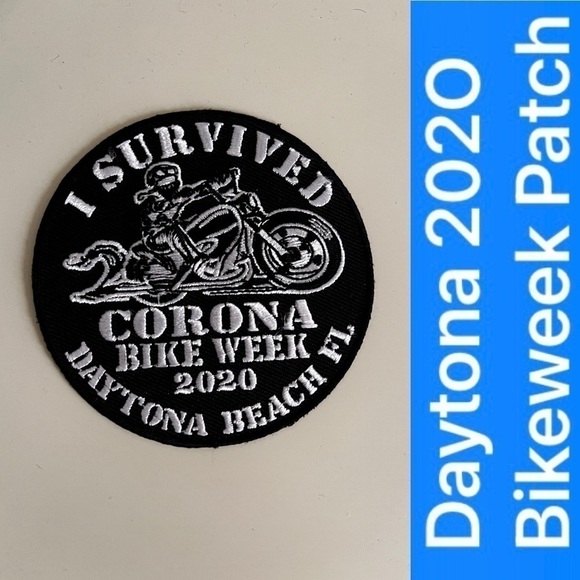 2020 Daytona Bike Week Corona‎  Patch - Picture 1 of 3
